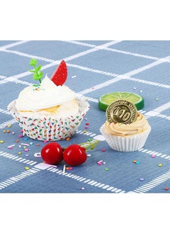 ماركة غير محددة 500 Count Mini Cupcake Liners White Muffin Liners مقاومة شحنة لا رائحة مغلفة كب كيك صغيرة  - Image 4