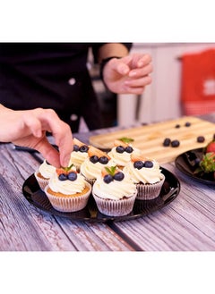 ماركة غير محددة 500 Count Mini Cupcake Liners White Muffin Liners مقاومة شحنة لا رائحة مغلفة كب كيك صغيرة  - Image 5