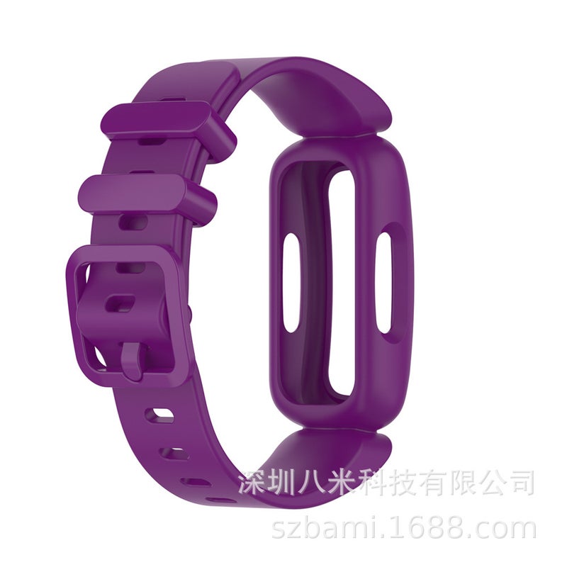 Suitable For Fitbit Ace3 Children'S Bracelet Integrated Strap Fitbit Inspire2 All-Inclusive Silicone Strap - Image 1
