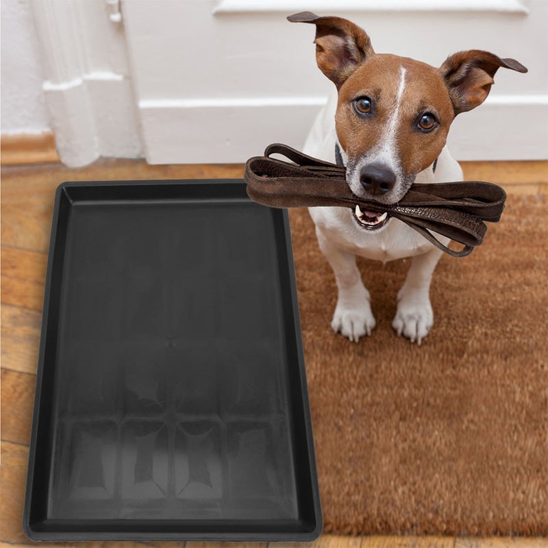 2pcs Pet Poop Trays Pet Toilet Pans Dog Cage Trays Pet Cage Accessories (Black) - Image 5