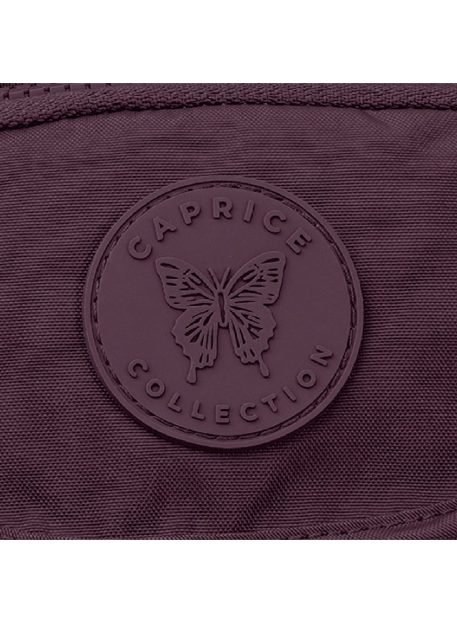 مجموعة كابريس شنطة كروس متوسطة للجنسين من كابريس كوليكشن – بورجوندي، نايلون مقاوم للماء، سعة واسعة 10.4 لتر - Image 2