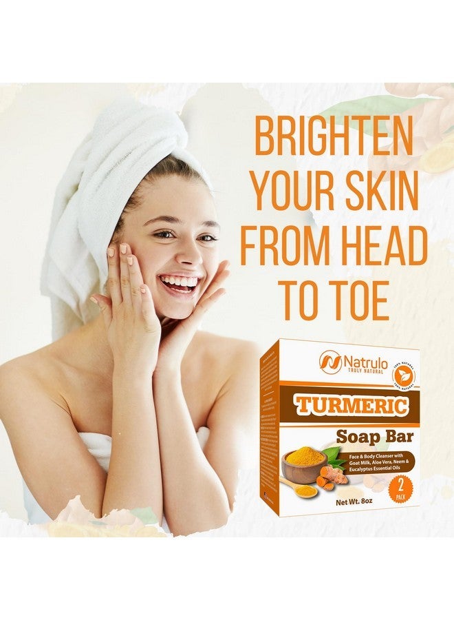 Natrulo Natural Turmeric Soap Bar for Face & Body - Turmeric Skin Soap Wash for Dark Spots, Intimate Areas, Underarms - Turmeric Face Soap Reduces Acne, Fades Scars & Cleanses Skin - Image 5