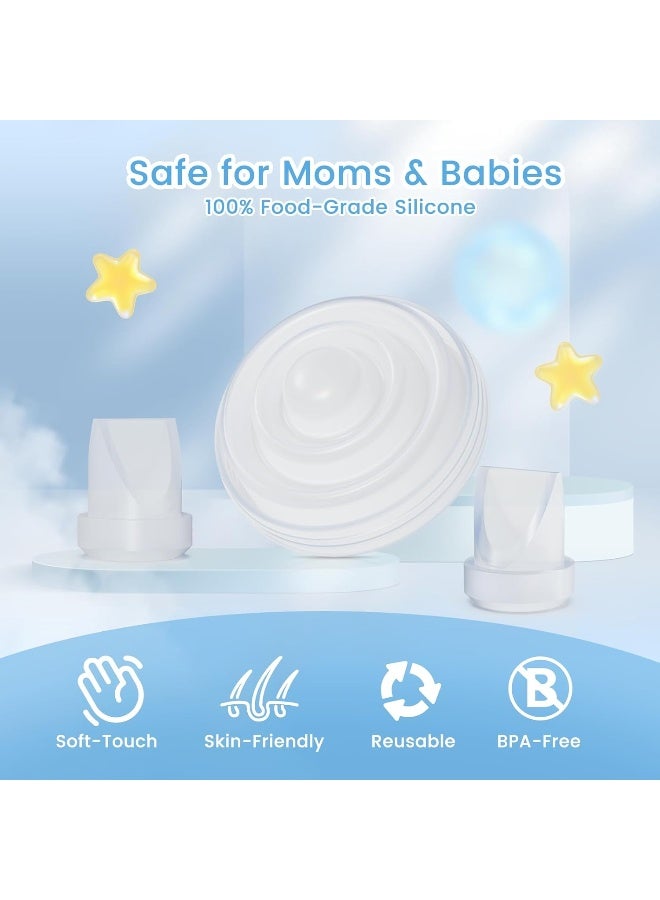 Hranio 12PCS Breast Pump Parts, Duckbill Valves Compatible with Momcozy m5 Replacement Parts - Image 2