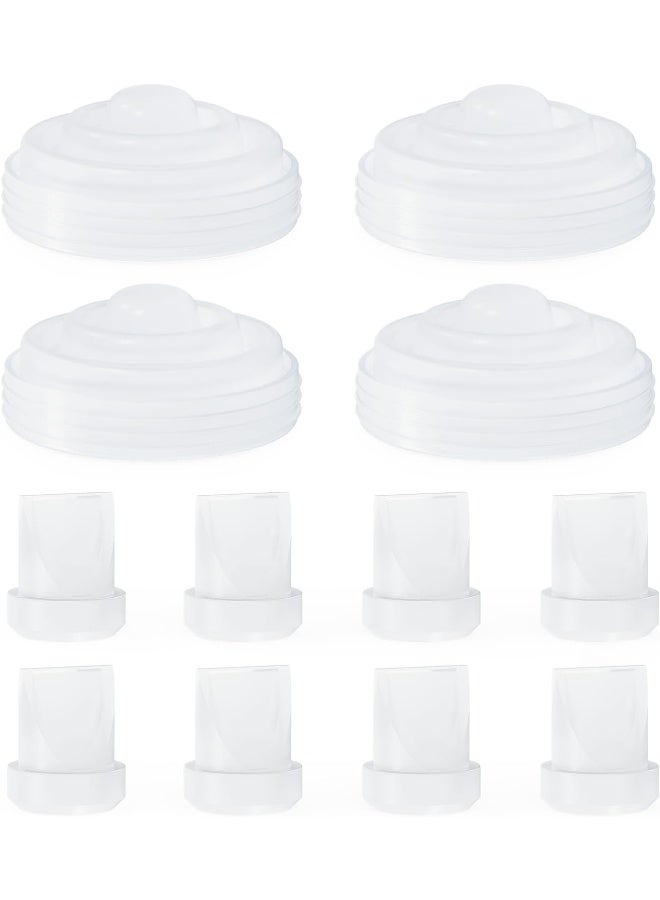 Hranio 12PCS Breast Pump Parts, Duckbill Valves Compatible with Momcozy m5 Replacement Parts - Image 1