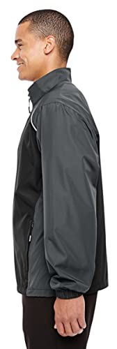 JH DESIGN GROUP Men's Dodge Charger Lightweight Nylon Windbreaker Jacket (Black, Large) - Image 5