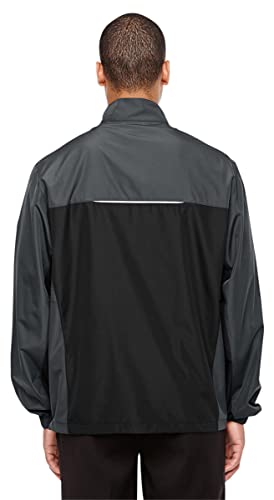 JH DESIGN GROUP Men's Dodge Charger Lightweight Nylon Windbreaker Jacket (Black, Large) - Image 3