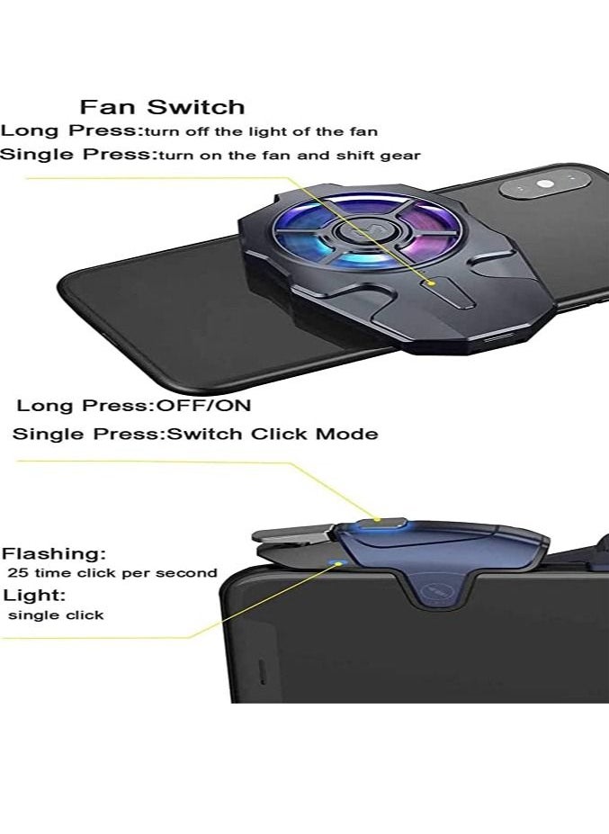 Memo AK03 Fantasy Mobile Game Controller And Cooling Fan  - Image 2