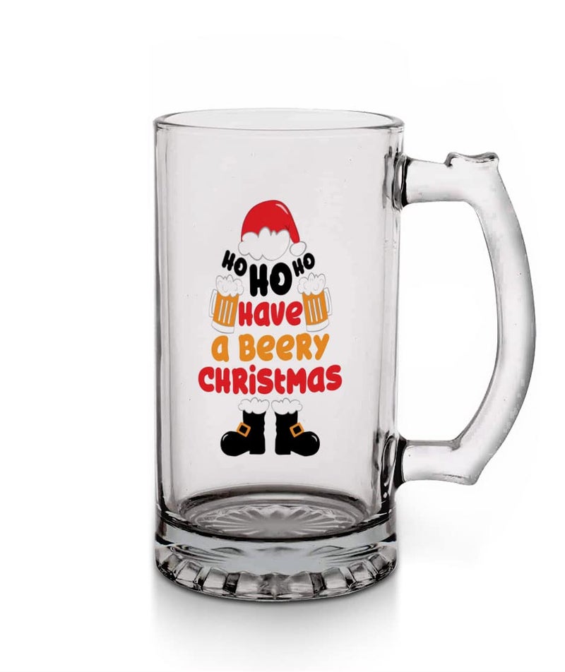 Kesri Gifts Kesri Gifts Christmas Gift Set Printed Beer Mug 12 Christmas Ornaments with Santa Cap Xmas Greeting Card for Xmas Gift ComboxmBrm21233 - Image 2