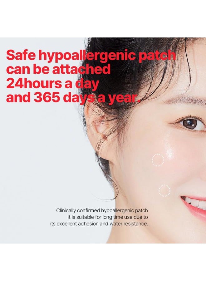 Ariul True Ac Spot Cover After Care Patch, Invisible Patch, Hydrocolloid Patches To Cover Zits And Stains (Niacinamide+Tea Tree Leaf Oil) 10mm*60 Contes+12mm*50 Counts, 110 Count - Image 5