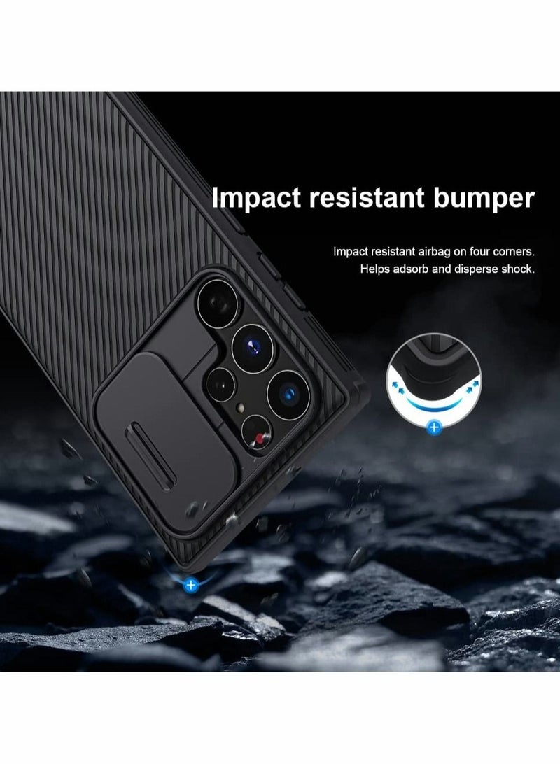 Captaintech Case for Samsung S22 Ultra Cover,Case Full Body Protective With Camera Protection Case for Samsung Galaxy S22 Ultra 5G 6.8 inch 2022 (Black) - Image 3