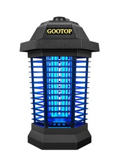 GOOTOP Bug Zapper Outdoor Electric, Mosquito Zapper, Fly Traps, Fly Zapper, Mosquito Killer, 3 Prong Plug, 90-130V, ABS Plastic Outer (Black)