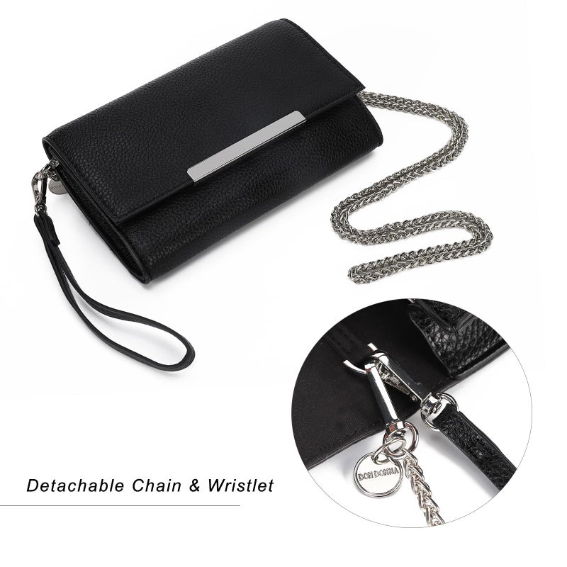 AFKOMST Small Clutch Purses for Women Formal Evening Bag Crossbody and Wristlet Handbags for Party Prom Cocktail Wedding - Image 5