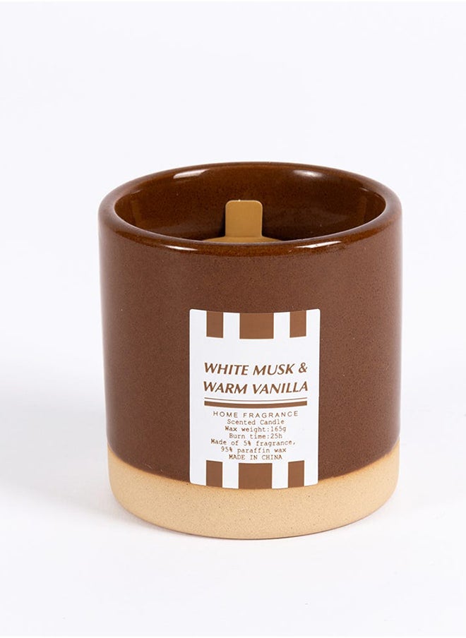 Norman White Musk & Warm Vanilla Jar Candle, Brown - 165g - pzsku/Z618C6B6563E918D12C84Z/45/_/1715091675/e22b8836-0dda-4681-86ec-54bdff03da04