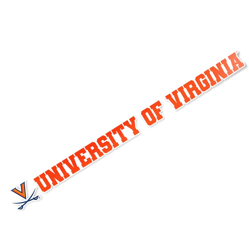 Desert Cactus University of Virginia Sticker Cavaliers UVA Name Logo Vinyl Decal Laptop Water Bottle Car Scrapbook 15 Inch Sticker