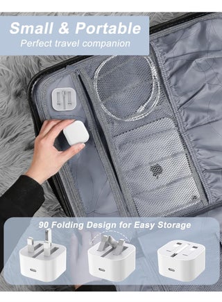 20W PD Fast Charger, Type-C Power Block Wall Charger Plug Adapter, 1M USB-C to Lightning Cable for iPhone 17 16 15 14 13 12 11 Pro Mini XS XR X, iPad, AirPod, White - view 4