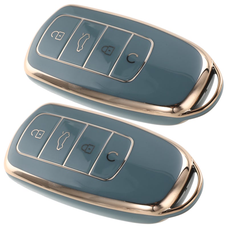 2pcs Car key Holder Case Silicone Cover Accessories Keychains Compatible For Chery Key Remote Cover Interior Automotive Accessories - Image 1
