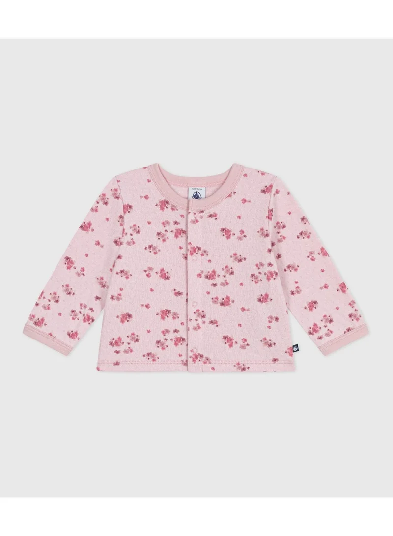 بيتي باتو Babies' floral-print cotton cardigan