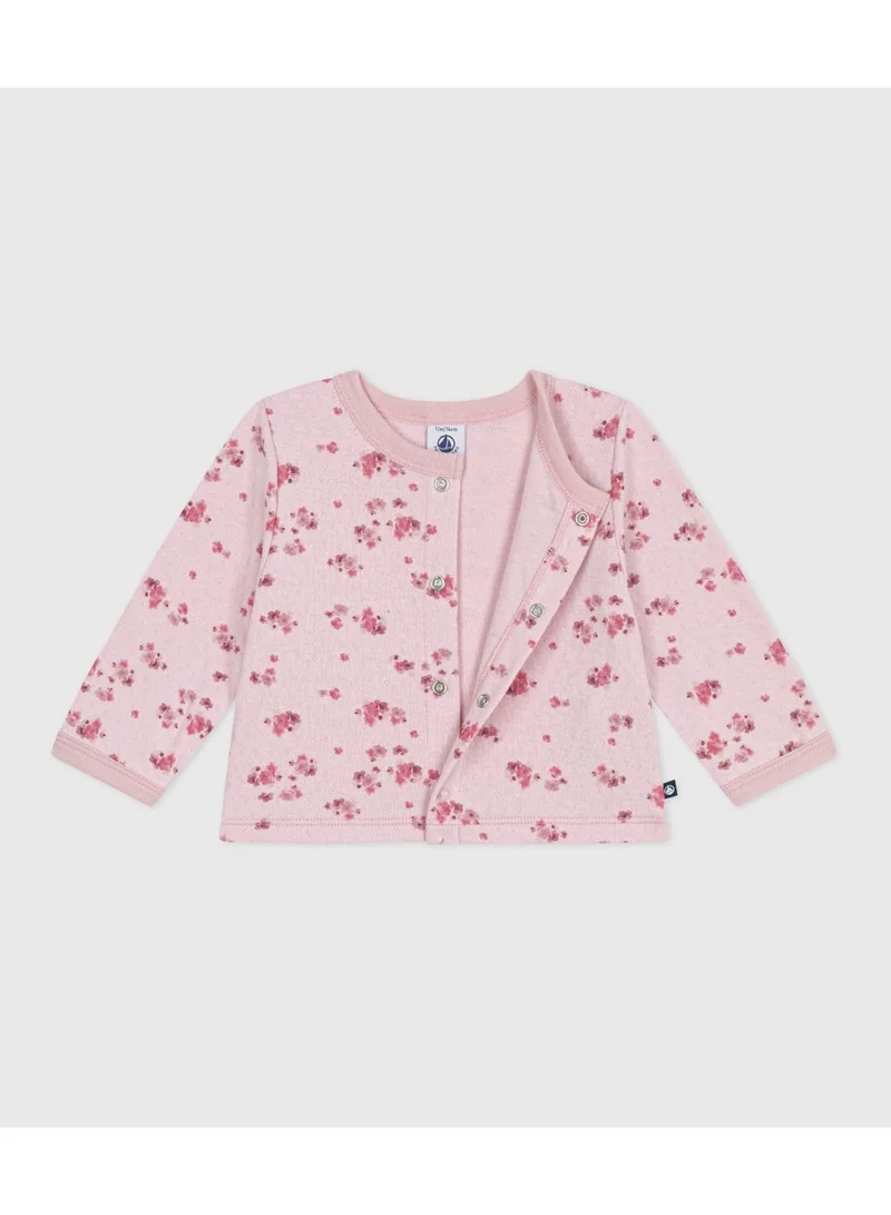 بيتي باتو Babies' floral-print cotton cardigan