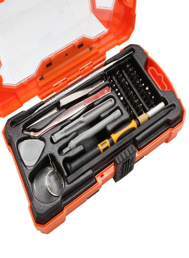 Syba 41 Precision Screwdriver Set, Magnetic Driver Kit with 30 Bits, Professional Electronics Repair Tool Kit with Carrying case for Repair iPhone, Cell Phone, iPad, PC, and Screen Repair - Image 2