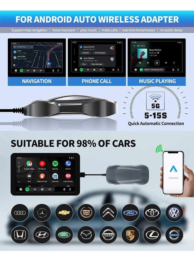 DriveLink 2023 New Wireless Car Adapter for Android Phones suit for 2016-2022 Autos  - Image 2