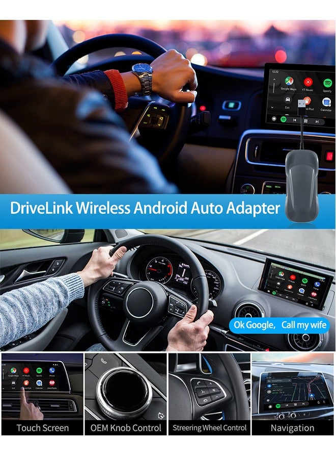 DriveLink 2023 New Wireless Car Adapter for Android Phones suit for 2016-2022 Autos  - Image 3