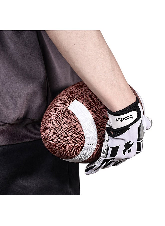 BOODUN Rugby Gloves Sports Grip Gloves for Fitness  Outdoor Activities  and Hiking Enhanced Grip  - Image 3
