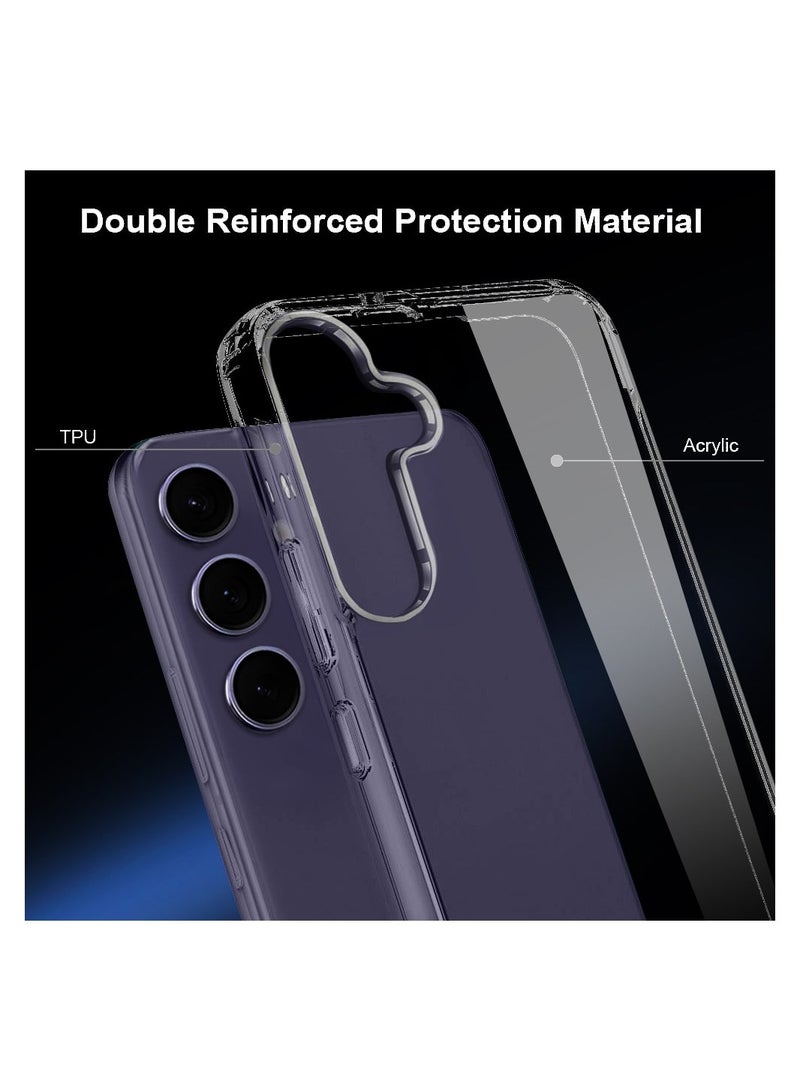 PRIMEEIGHT Transparent Crystal Clear Samsung S24 PLUS Case ANTI YELLOW Shockproof Curved Edges And HD Clear Anti Scratch S24 PLUS - Image 5
