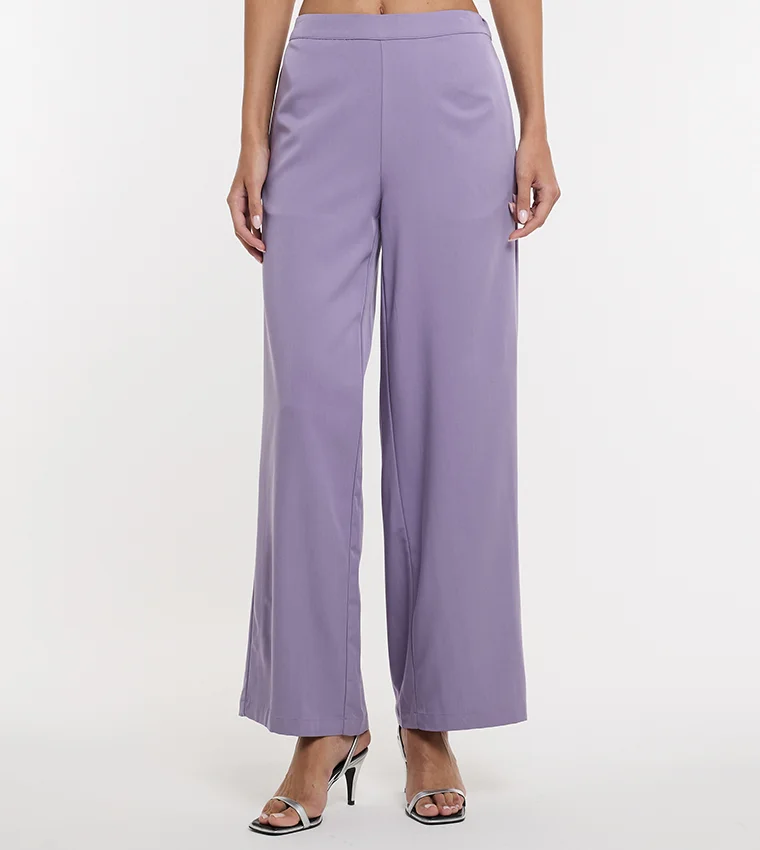 بي سي بي جي BCBG Solid Woven Pants
