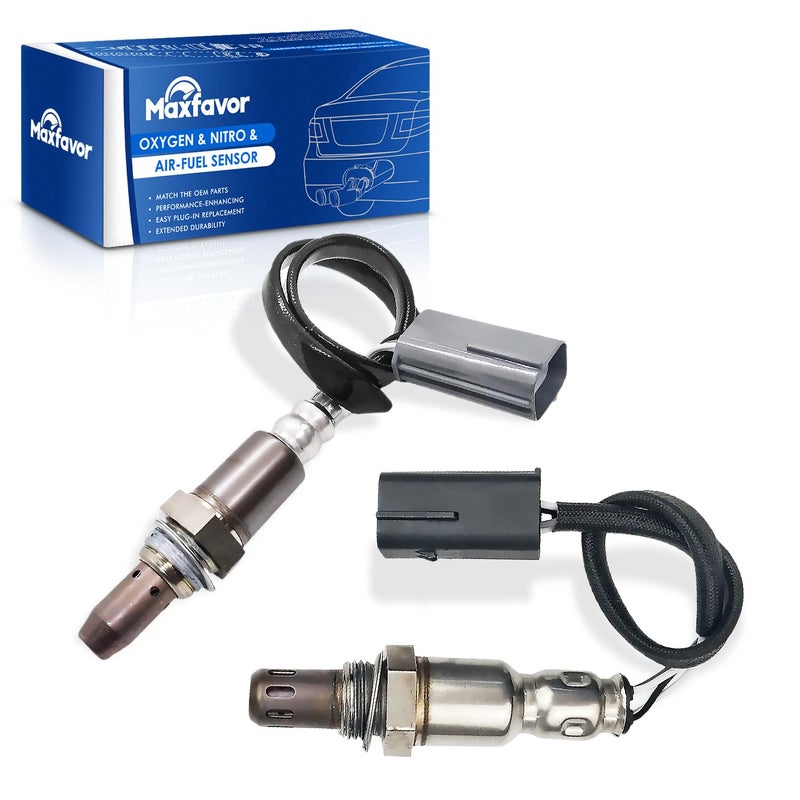 Maxfavor 2Pcs Oxygen Sensor Upstream and Downstream O2 Sensor Fit For 2013 2012 2011 2010 Nissan Altima Maxima 35Lfor 20092015 Nissan GTR 38L 02 Sensor 2349036 2344381