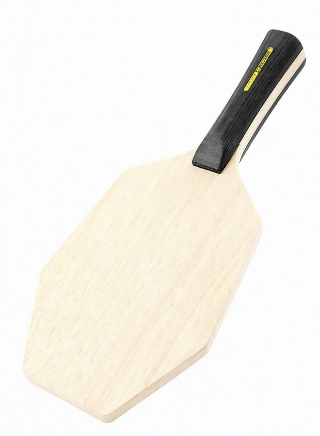 Boli 5-Ply Pure Wood Table Tennis Racquet Hexagon Ping-pong Bat Ping Pong Paddle - Image 4