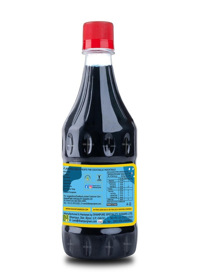 Dhampurgreen Wild Blueberry Mocktail Cocktail, Makes 10-12 Drinks Each Bottle, 300Ml Pour Add Stir & Sip Syrup For Cocktails Mocktails/Non Alcoholic Beverage - Image 3