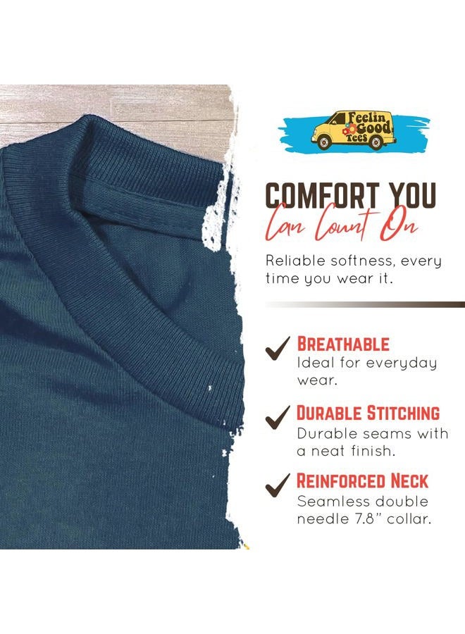 Feelin Good Tees قميص أحب صديقتي للرجال قميص جرافيك قلب فكاهي رومانسي فكاهة عيد الحب لصديق عيد الميلاد، أسود، L - Image 4