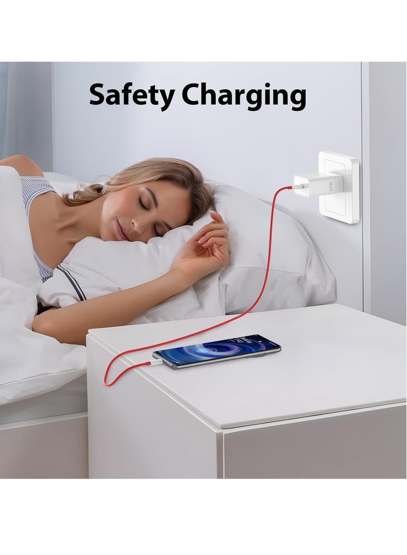 General SuperVooc 80W for OnePlus Warp Charger,Warp Charge Type C for One Plus 14/13/12R/12/11R/11/10/9/Nord/Ace and Oppo/Realme mobile phones with 3.3 ft Type-C Charging Cable  - Image 4