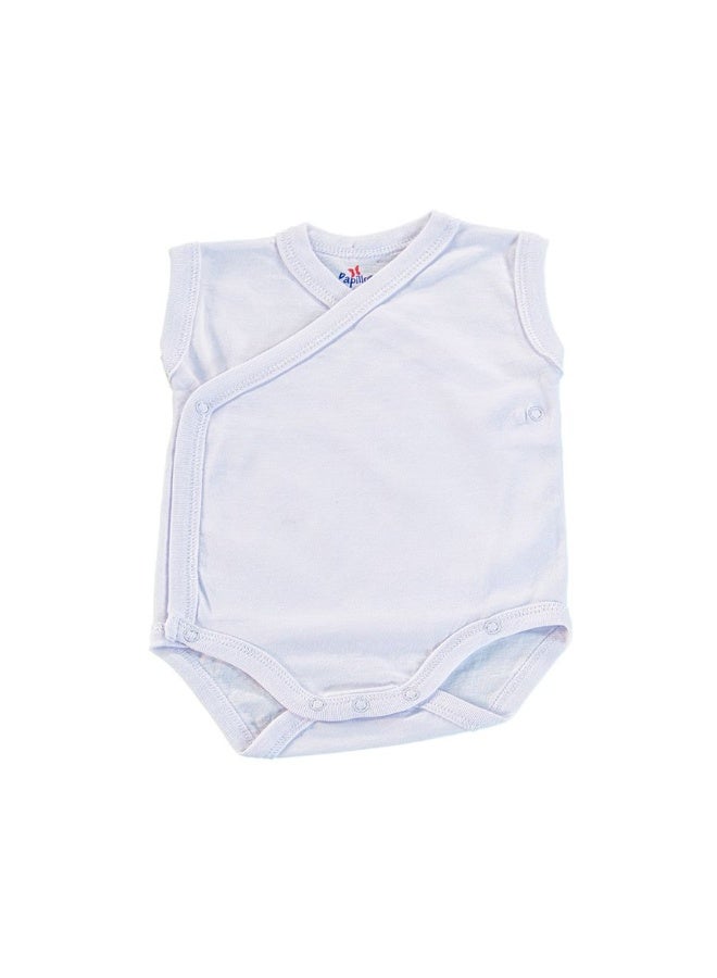 Papillon New Born sleeveless Cotton Bodysuit Shaya