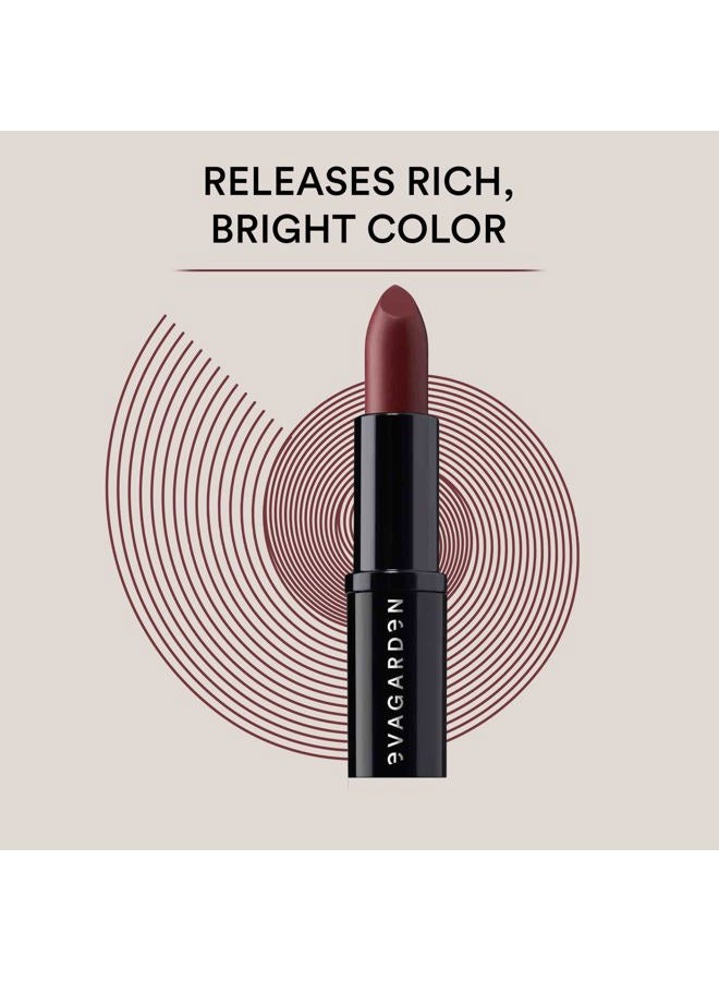 EVAGARDEN Sensorial Lipstick - Silky Texture Melts Pleasantly - Releases Saturated Color and Adheres Perfectly - With Emollient, Moisturizing Properties for Youthful Pout - 446 Icon - 0.1 oz - Image 3