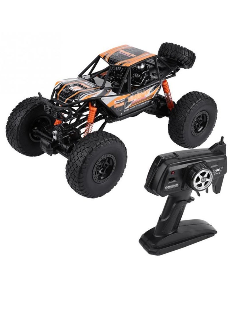 Large High Speed Four-wheel Climbing Vehicle Model Bigfoot Monster Off-road Remote Control Racing Toy Durable orange - Image 2