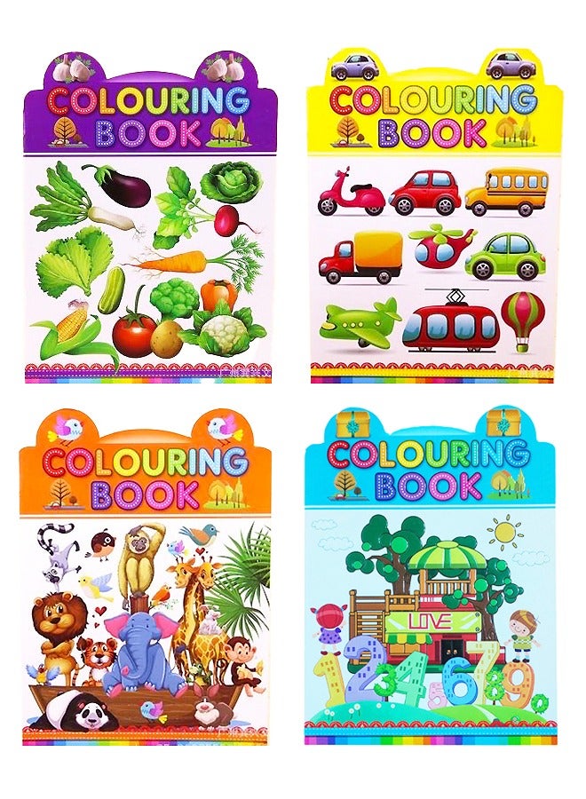 4 Pack Coloring Books for Children's Cognitive Training Series 1 - Image 1