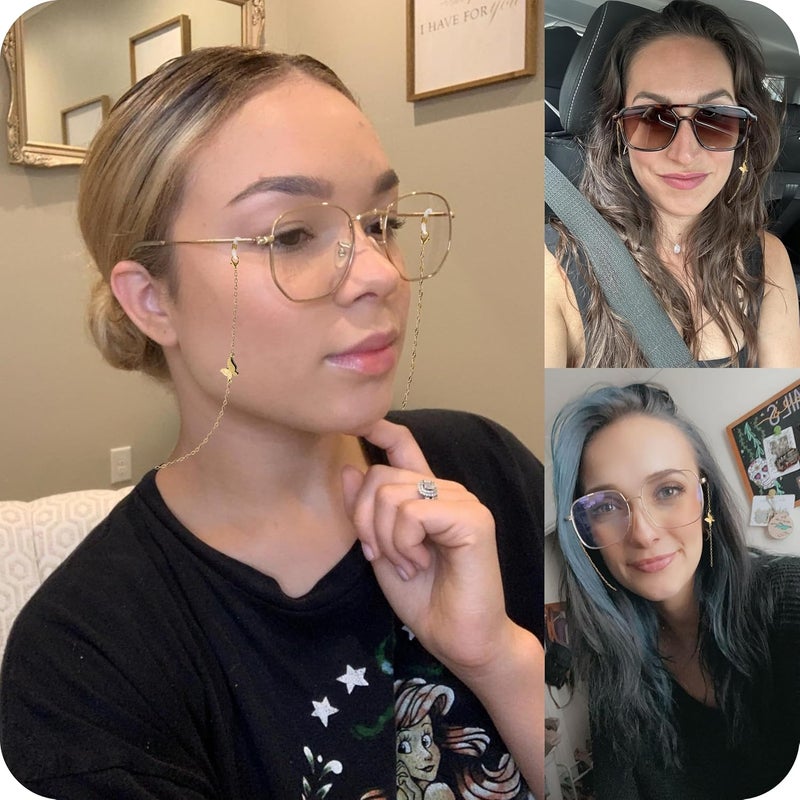 Lolan Designer Cute Glasses Eyeglass Chains for Women Stylish Eye Glasses Holders Chain for Glasses Around Neck Women - Image 3