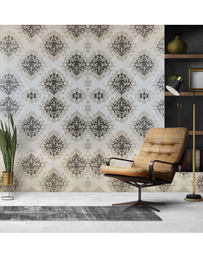 MAF Wallpaper MAF Wallpaper BR20075 Classic Vintage Design Wallpaper, Non-Woven Wallpaper for living room, bedroom, Hotels, Restaurants, Spa Room..& more - Black & White  - Image 2
