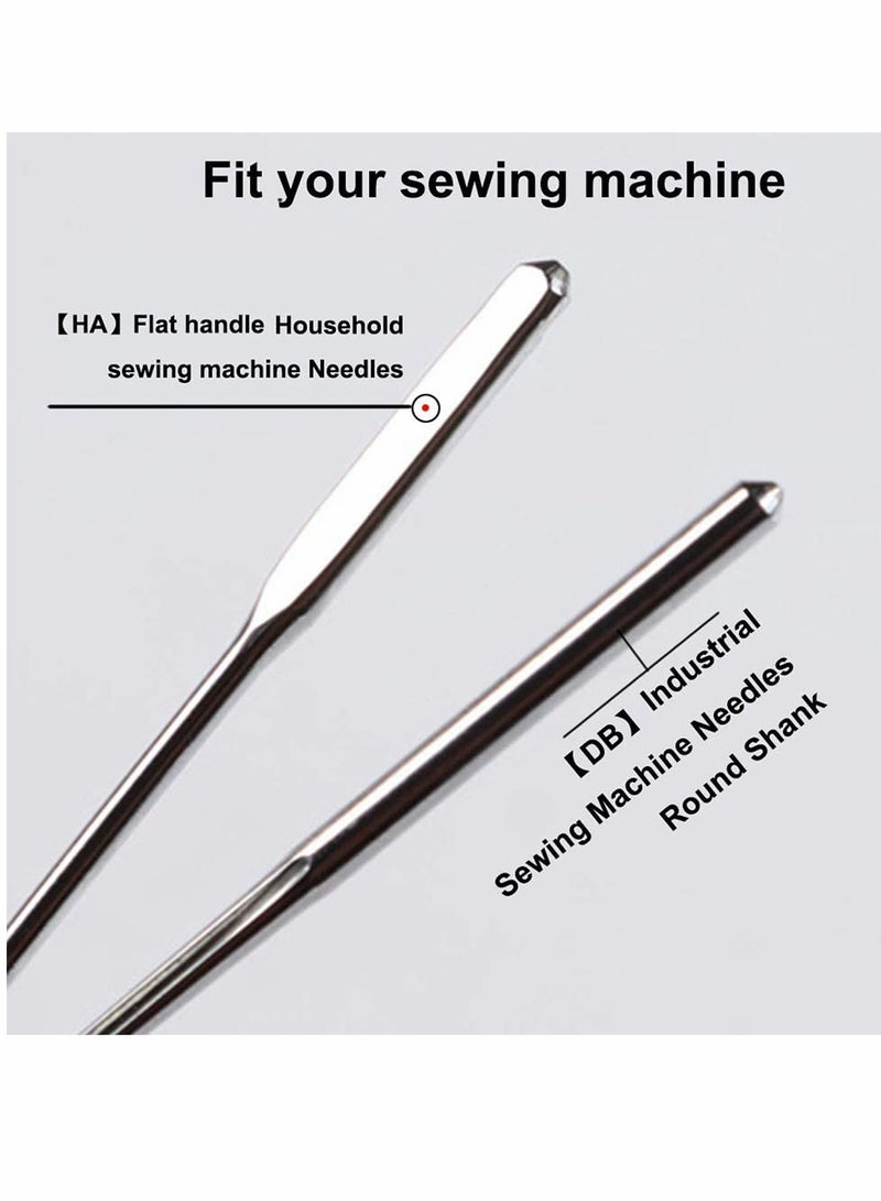 10 Pieces DB 80/12 Round Top Universal Regular Point Needles for Singer, Brother, Janome, Varmax - Heavy Duty Sewing Machine - Image 2