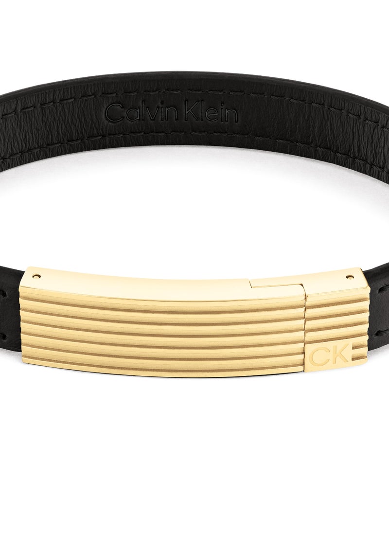 CALVIN KLEIN CALVIN KLEIN JEWELRY CIRCUIT MENS LEATHER BRACELET - 35000269  - Image 2