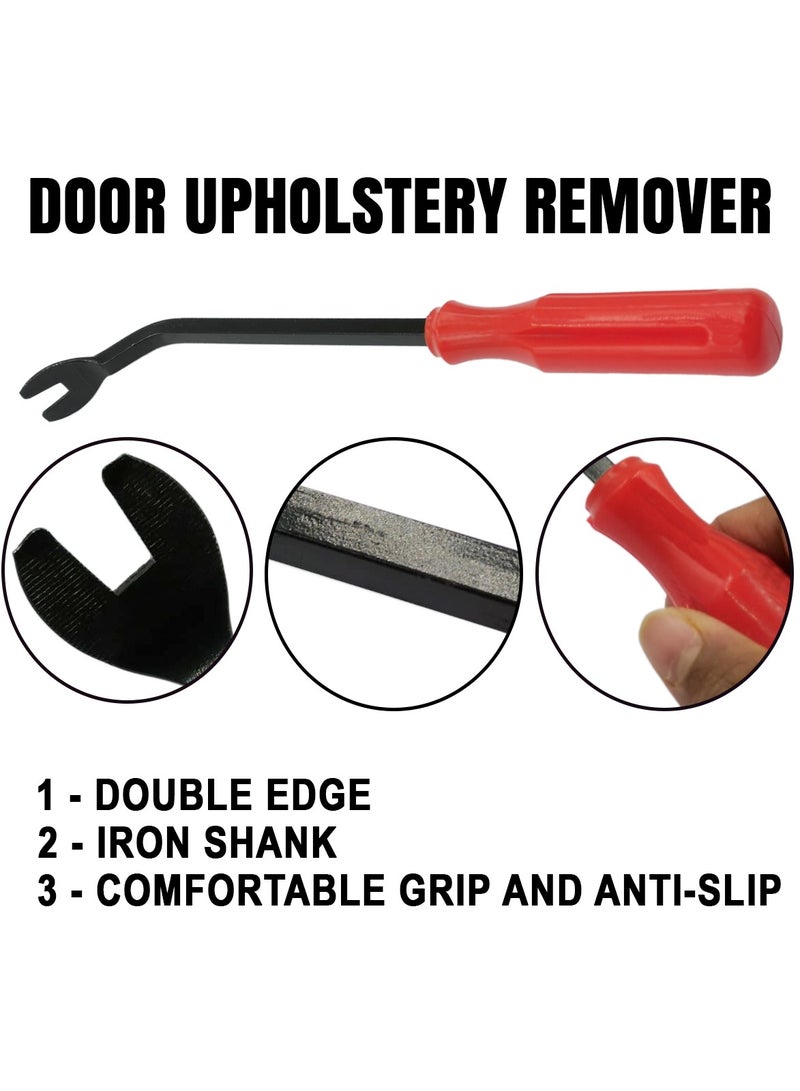 Car Door Panel and Trim Removal Hand Tool - 1 Pc Upholstery and Clip Remover  - Image 5