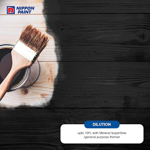 Nippon Paint Synthetic Bodelac Enamel (M) (1 L, Black, Pack Of 1) - Image 3