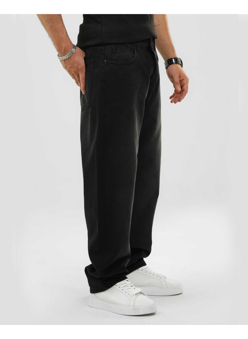 دوت بنطلون جينز رجالي – قصّة فضفاضة بإطلالة كاجوال - Image 2