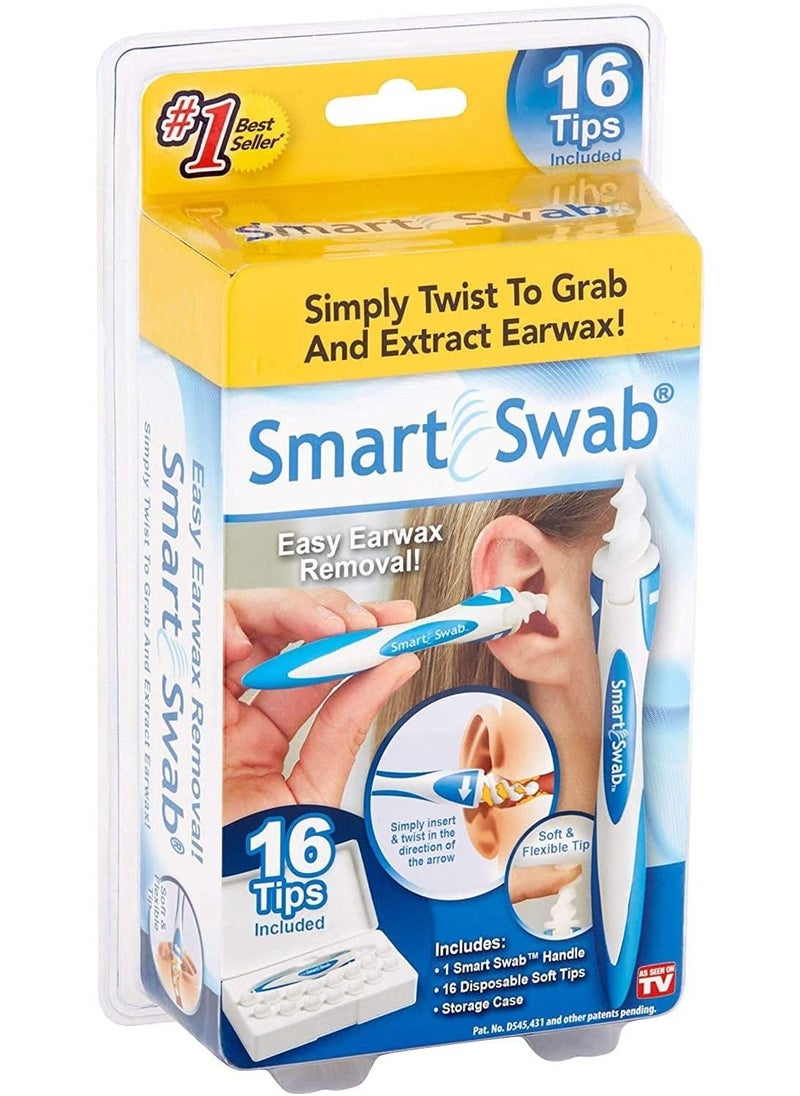 Smart Swab Soft Spiral Head Ear Cleaning Device Ear Wax Removal Tools Ear Care Accessory  - Image 1
