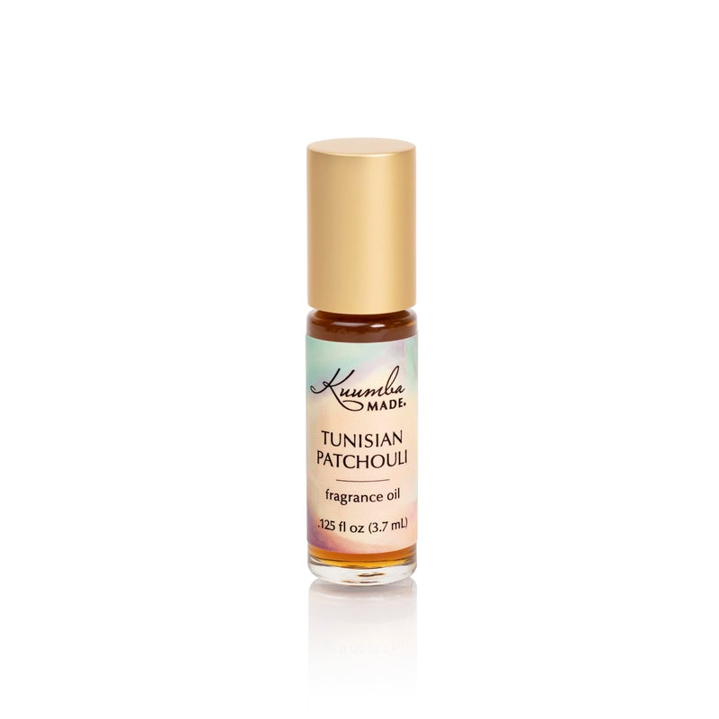 Kuumba Made Tunisian Patchouli Fragrance Oil Roll-On 0.125 fl oz (3.7ml) | Rollerball Perfume | Alcohol Free - Image 1