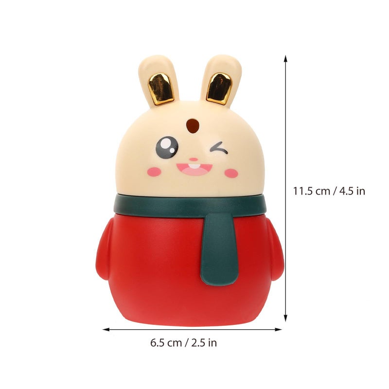 SUPVOX Automatic Pop Up Toothpick Dispenser 2pcs Rabbit Shape Toothpick Case for Home Kitchen Red White - Image 3