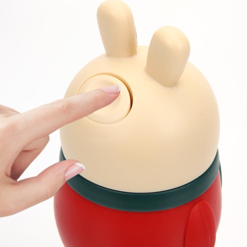 SUPVOX Automatic Pop Up Toothpick Dispenser 2pcs Rabbit Shape Toothpick Case for Home Kitchen Red White - Image 5
