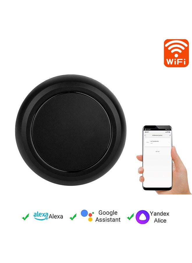 Generic - Smart IR Universal Remote Control Infrared WiFi Remote Controller IR Sensor Smart Home Hub IR Emitter for Fan AC TV DVD App Control Compatible with Alexa Google Assistant - Image 1