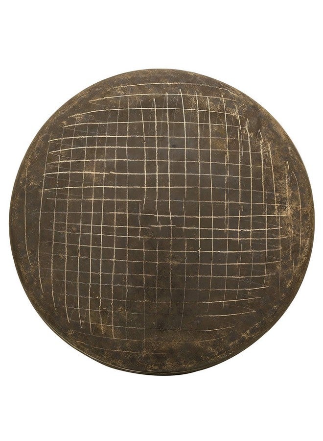 RJ kitchenware Store Bronze Metal thali Handmade Pooja Thali Handmade Kansi Plates Bell Bronze Metal Tray Pooja Thali (800 g, Bronze) - Image 3